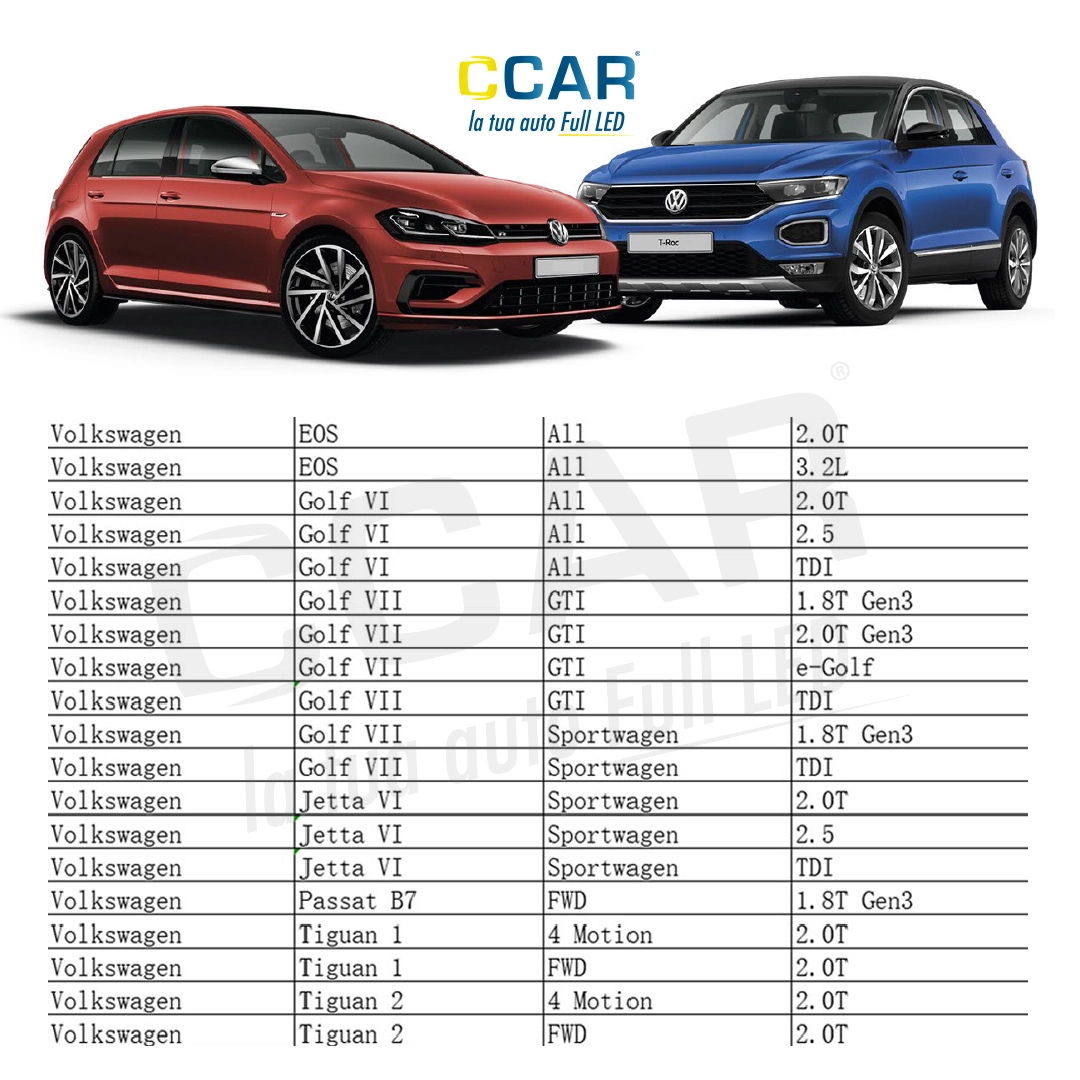 h7 led golf tiguan touran