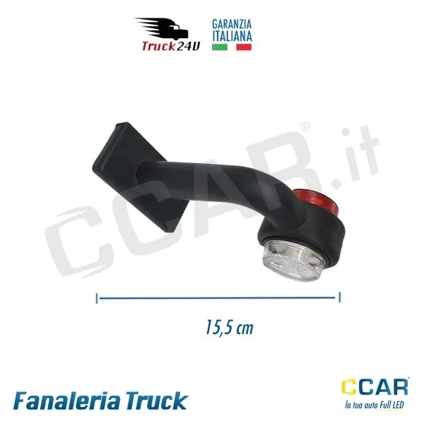 Luce Di Ingombro A LED Bianca Tipi Di Veicoli Rimorchio Per Camion 12 24v Camper