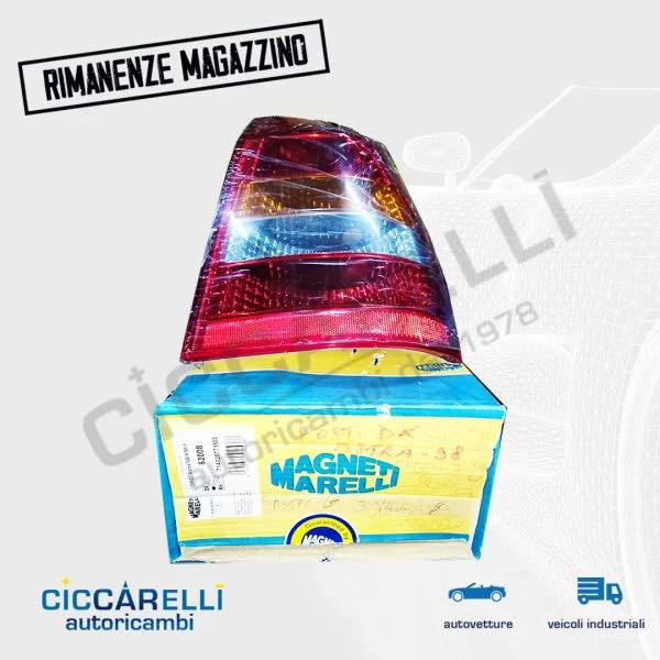 Magneti Marelli 714028431803 Fanale posteriore indicatore destro rosso, vetro